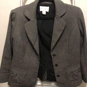 Black and White Blazer
